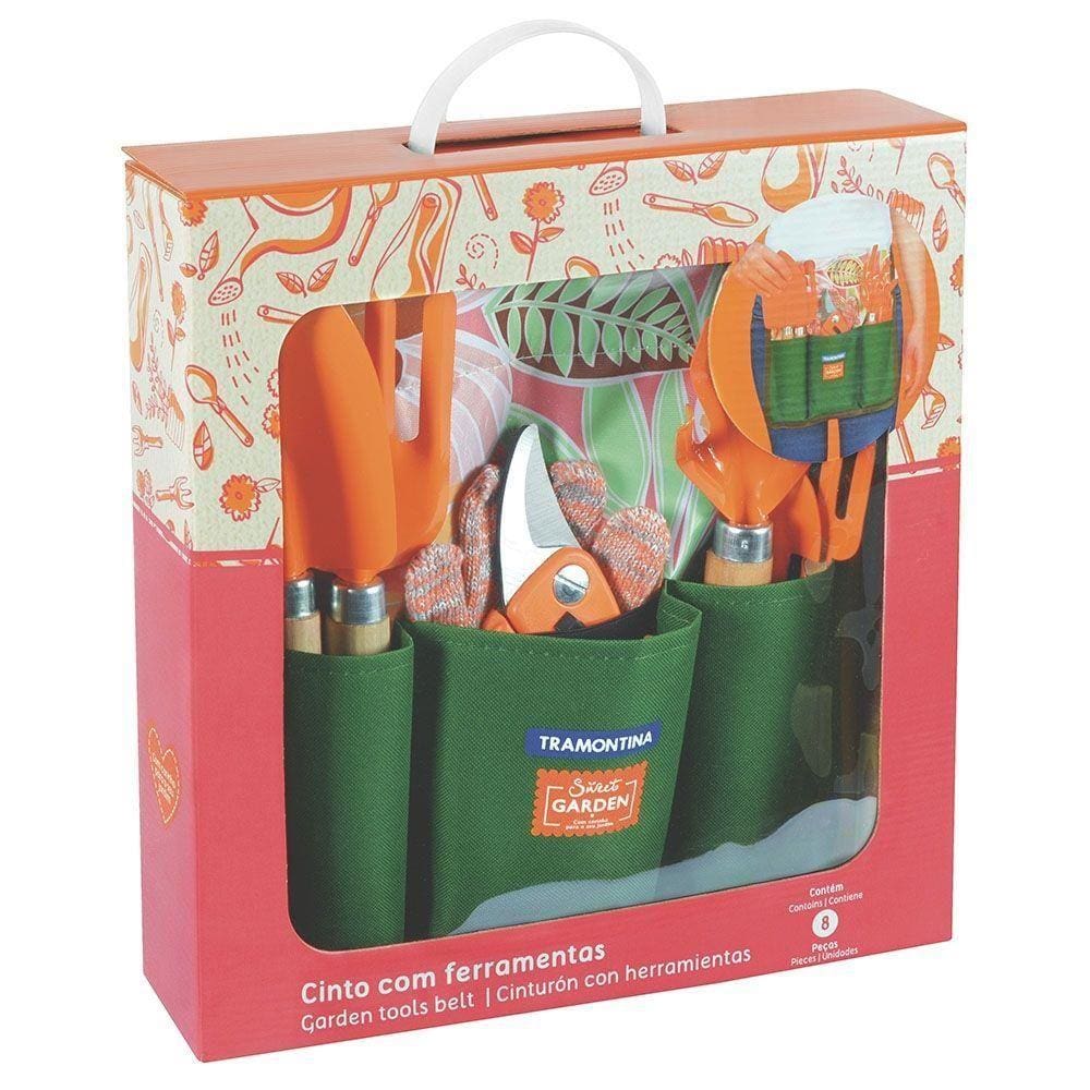Conjunto Para Jardim 8 Peças c/ Cinto Sweet Garden - Tramontina