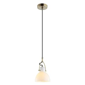 Pendente de Vidro Bar 22cmx14cm Bella Iluminação Ouro Velho