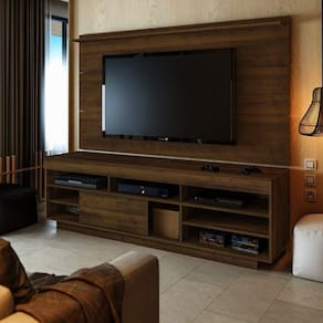 Rack com Painel para TV até 42 Polegadas Treviso III Espresso Móveis Pinho