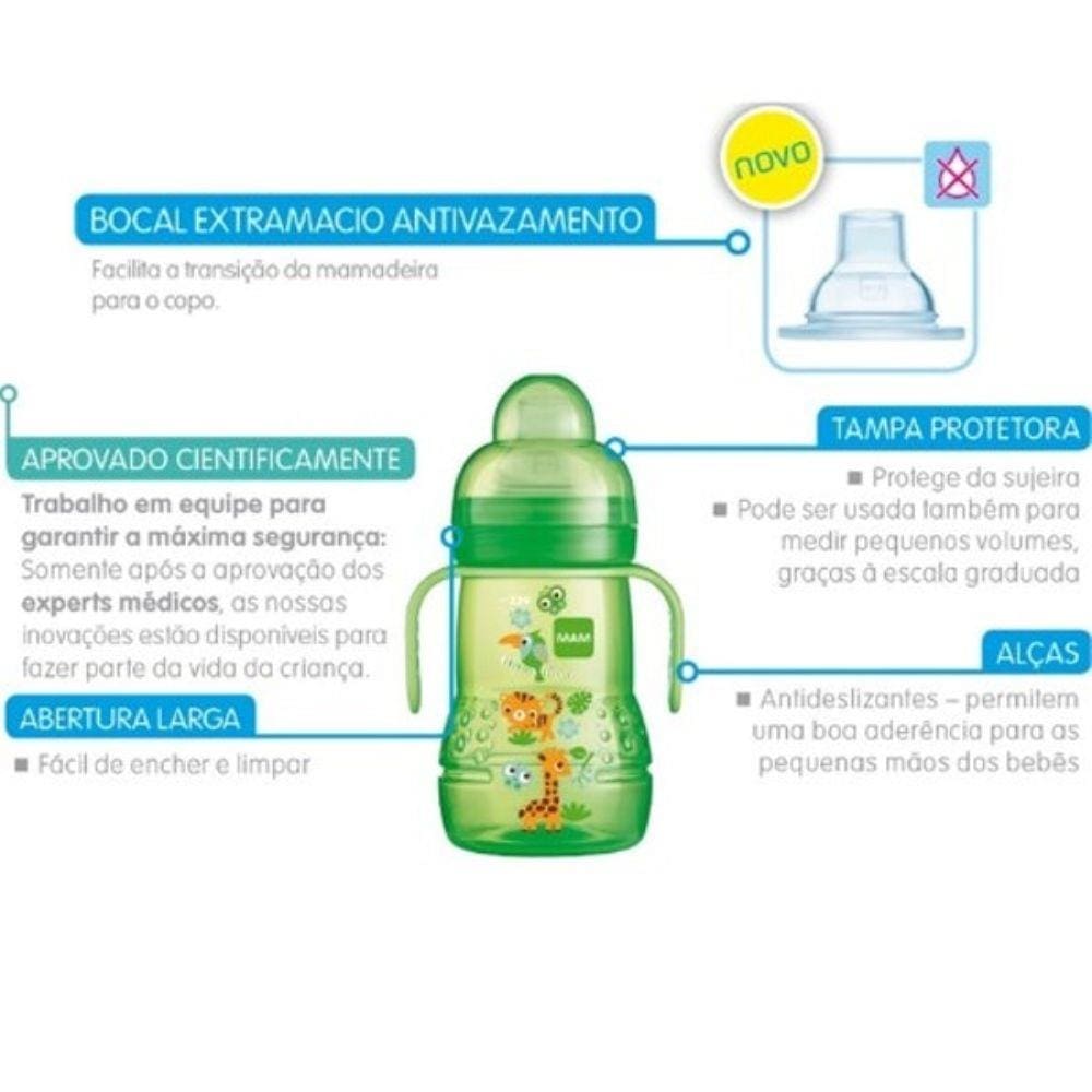 Copo MAM Trainer Boys 220mL 4 meses - 4223