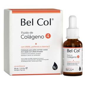 Bel Col 4 Fluido De Colágeno Peles Seca Envelhecidas 30 ml