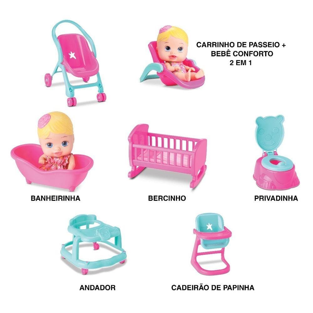 Boneca Little Dolls Casinha