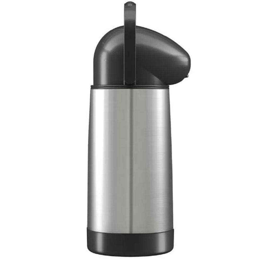Garrafa térmica inox 1 litro nobile com pressão marca mor