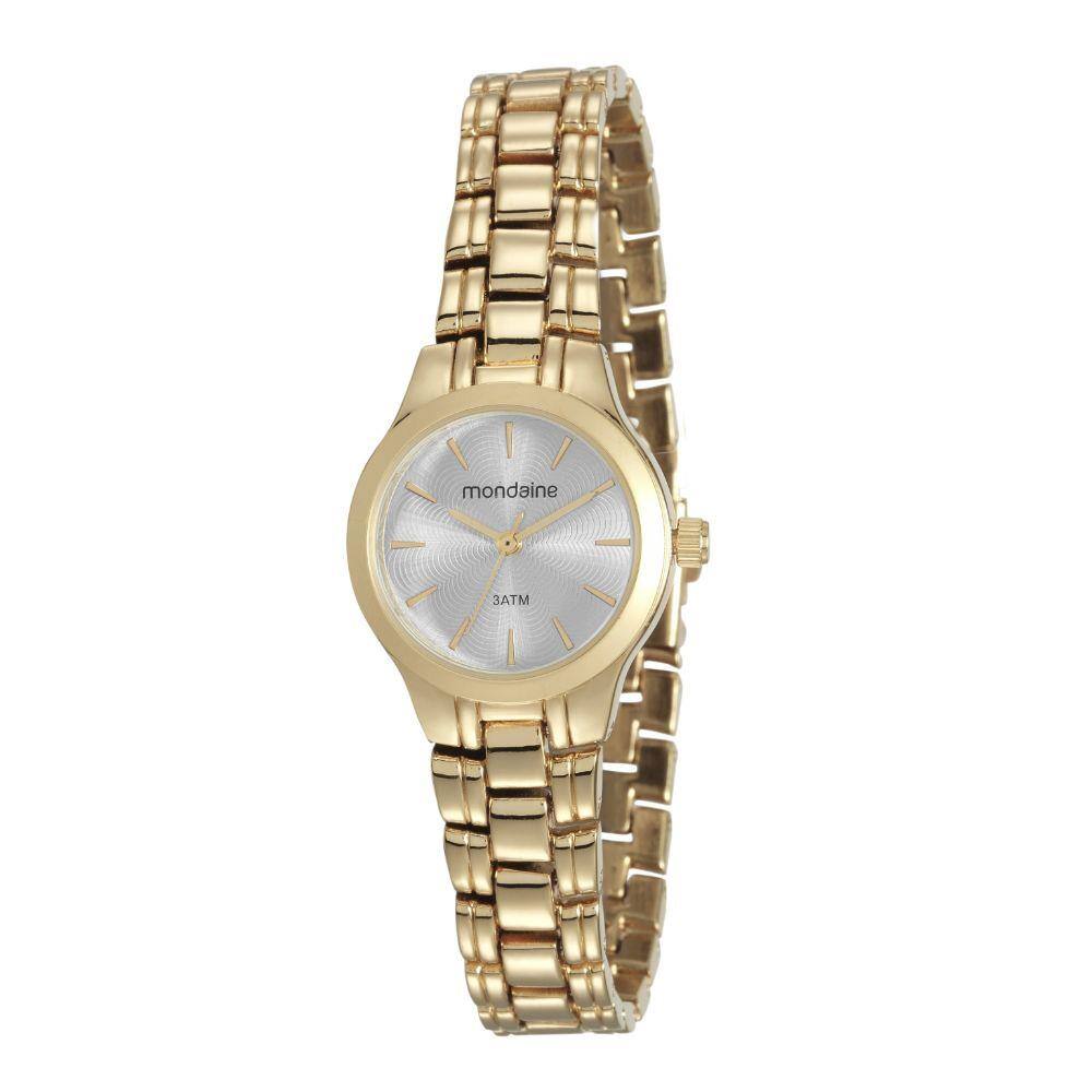 Relogios feminos mondaine pequeno com pedras | Ponto