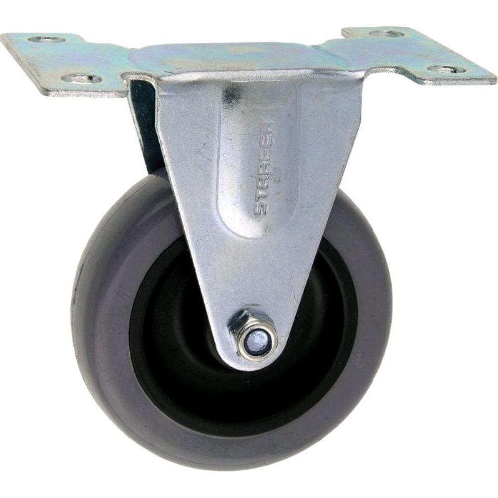 Rodízio Polipropileno Placa Fixa Starfer 5 Pol.