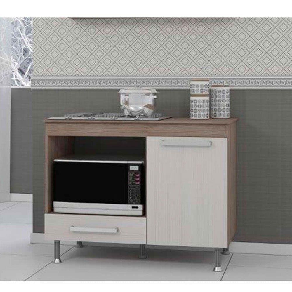 Balcão de Cozinha para Cooktop 1 Gaveta Indekes Salina