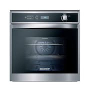 Forno de Embutir a Gás Brastemp 78 Litros Cor Inox com Convecção e Termômetro Meat Control - BOH84AR
