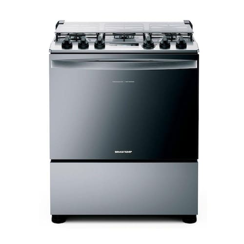 Menor preço em Fogão - 5 Bocas Cor Inox Com Turbo Chama e Touch Timer Com Autodesligamento - BFS5GCR - 220v