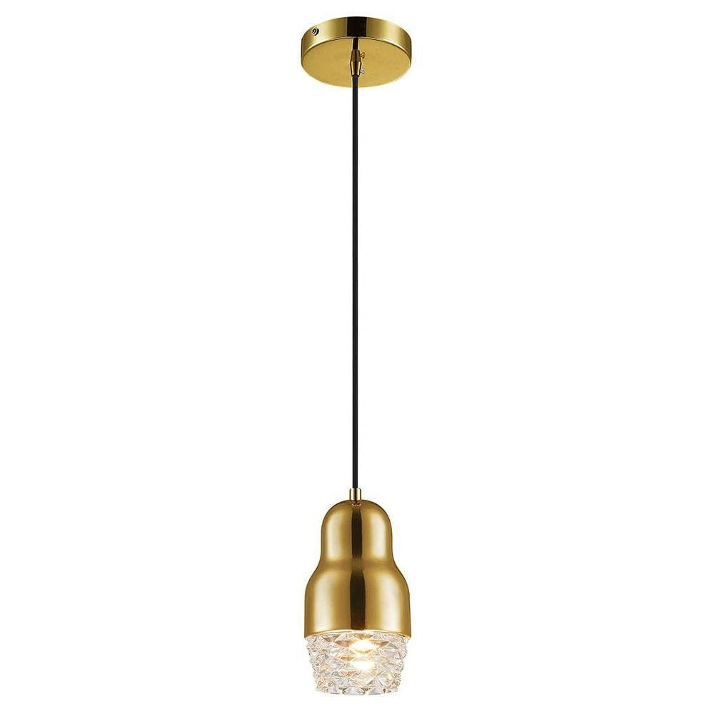 Pendente Para Mesa De Centro Dourado Pe-037/1.10Dou 1Xg9 10Cm
