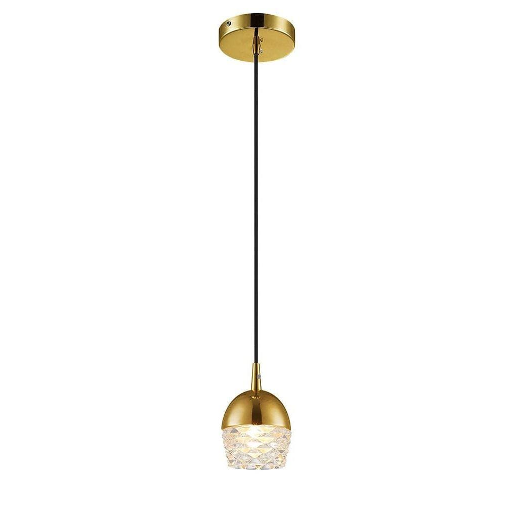 Pendente Para Mesa De Centro Dourado Pe-038/1.10Dou 1Xg9 10Cm