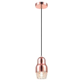 Pendente Para Mesa De Centro Rosè Pe-037/1.10Or 1Xg9 10Cm
