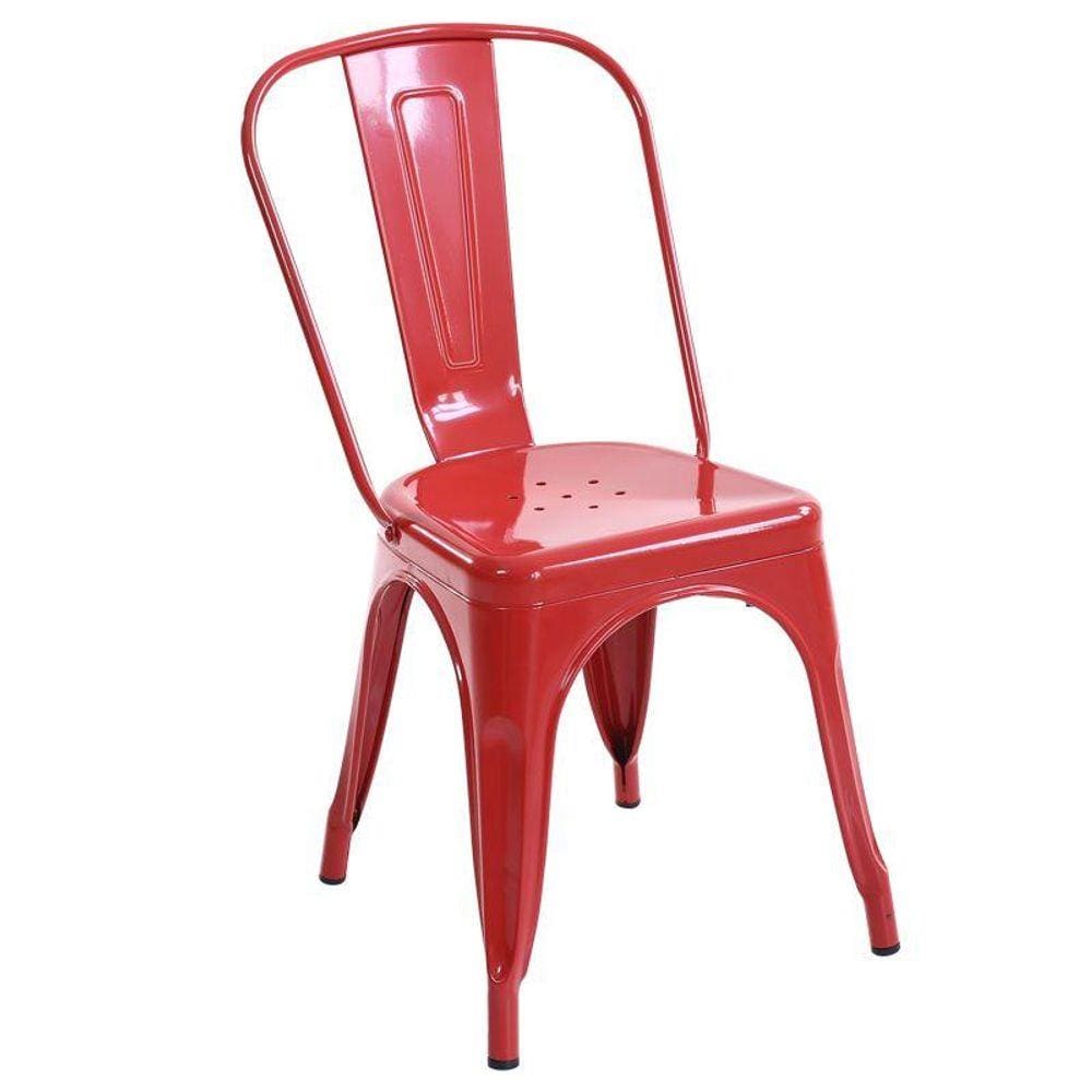 Cadeira Fixa Design Tolix Metal Pelegrin PEL-1518