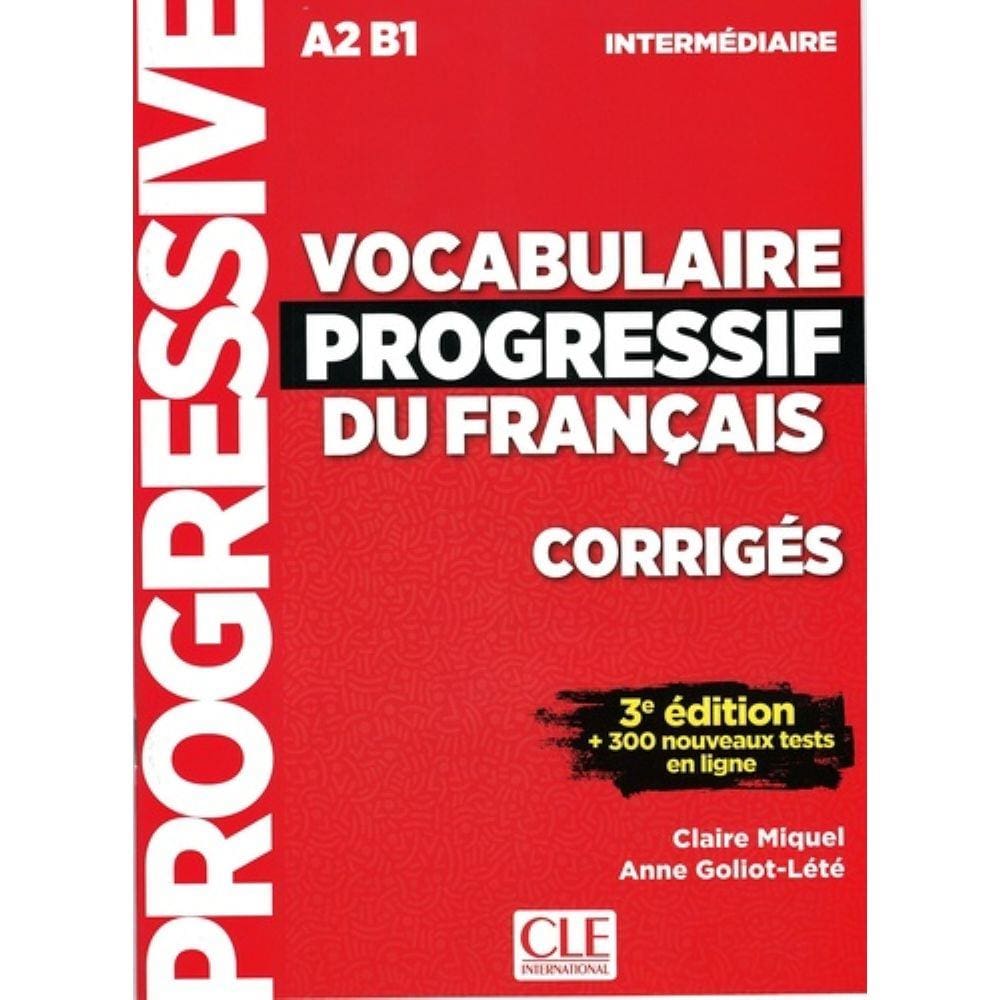Livro - Vocabulaire Progressif Du Français Interm. Corr.