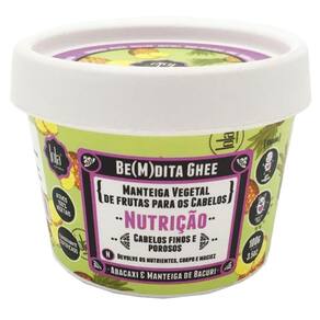 Lola Cosmetics Be(m)dita Ghee Abacaxi e Manteiga de Bacuri - Máscara de Nutrição 100g