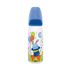 Mamadeira Lillo Magia Bico Orto Silicone - 240Ml Azul