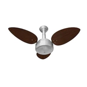 Ventilador de Teto Miray Venti-Delta 3 Pás 130w Prata/Tabaco - 110V