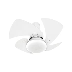 Ventilador De Teto Tornado Venti-Delta 4 Pás Laqueadas 130w Branco - 220V