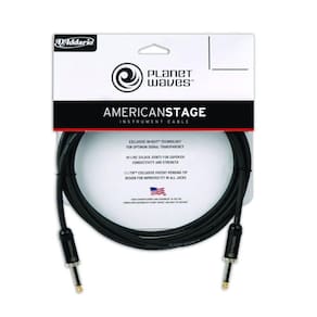 Cabo P10 Planet Waves American Stage PW-AMSG-15 4,57 metros para Guitarra, Violão, Baixo