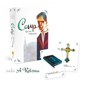 Coup Segunda edição + Expansão a Reforma Jogo de Cartas