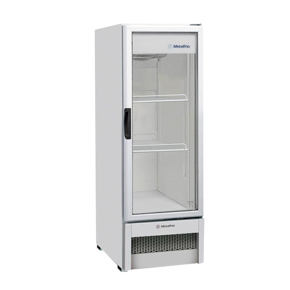 Visa Cooler Expositor Refrigerador Multiuso Porta de Vidro Vertical 235 Litros VB25R - Metalfrio 220V