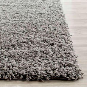 Tapete Furry Cinza Casa Dona 100x140cm
