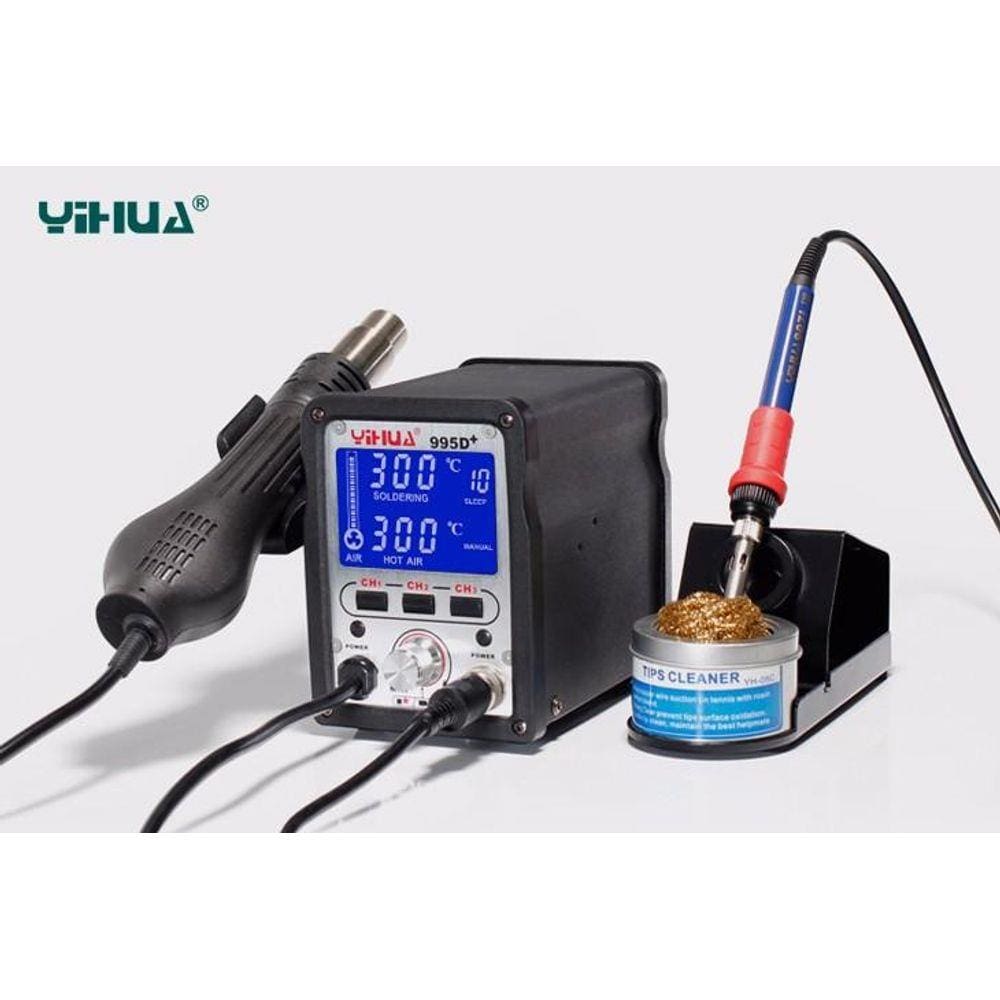 Estação de Retrabalho com visor LCD 2 em 1 YIHUA 995D+