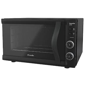 Forno Elétrico Mueller Sonetto Stile 44L Com Timer - Preto Fosco - 110V