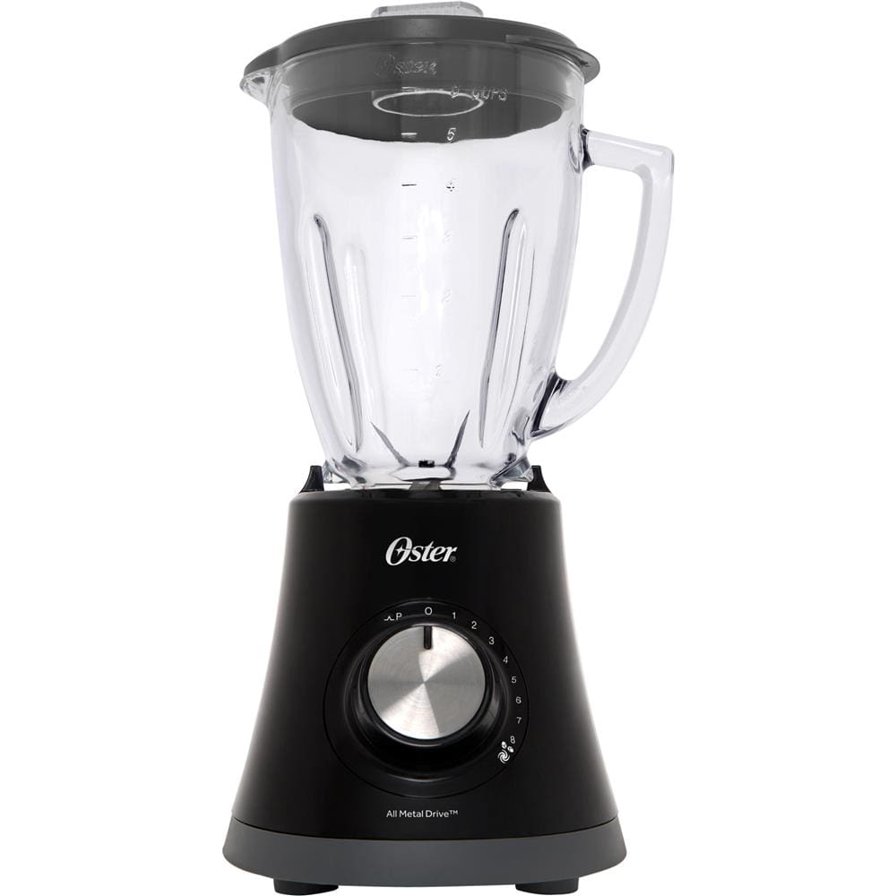 Liquidificador Oster Super Chef Preto com Copo de Vidro 750W e 8 Velocidades