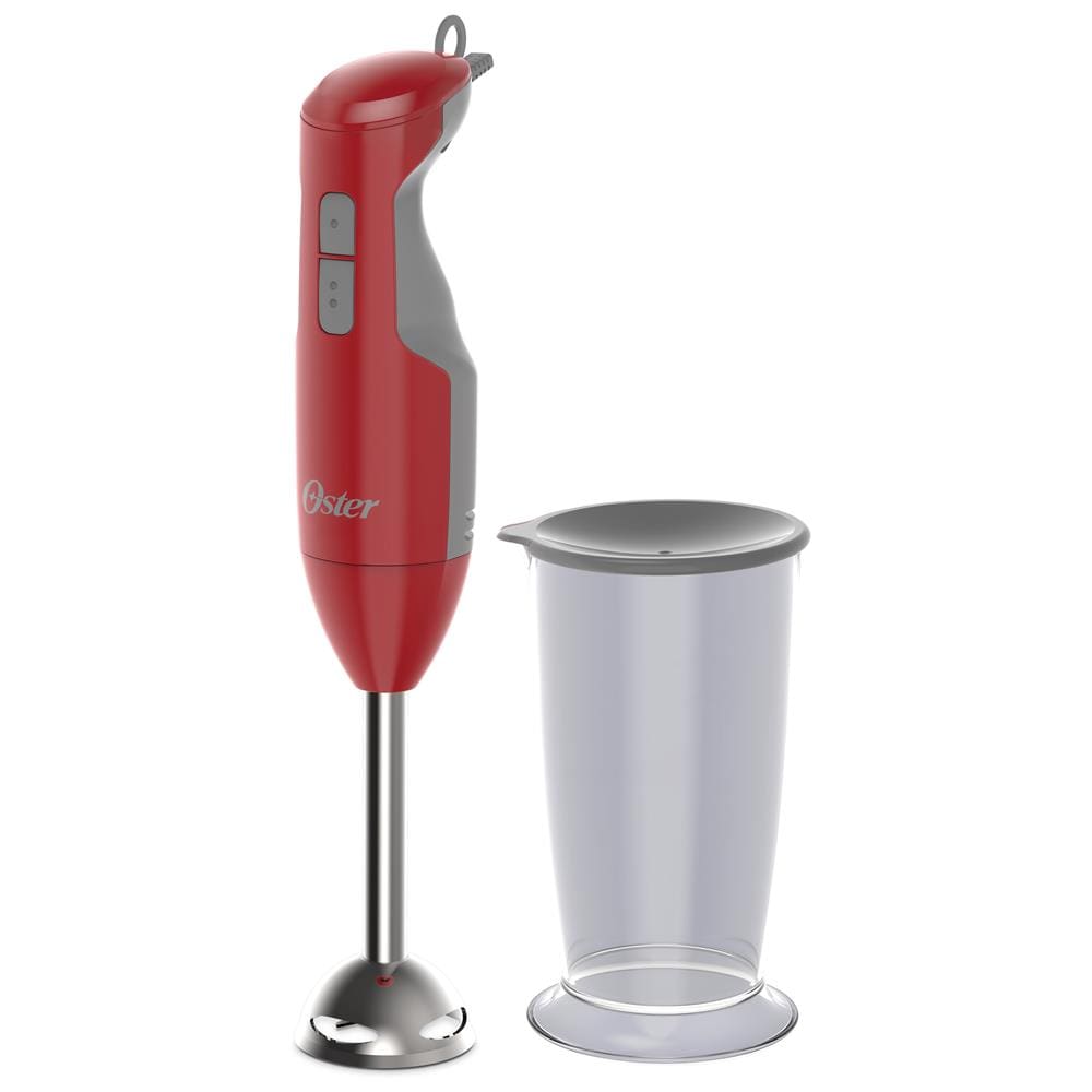 Mixer Oster Versátil Vermelho com Função Turbo, Haste de Aço Inox e 250W - FPSTHB2610R