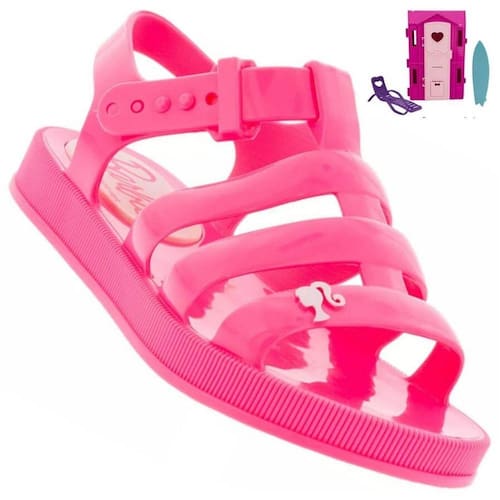 Sandália Infantil Barbie DreamHouse Feminina - 29 - ROSA Menor preço em Sandália Infantil Barbie DreamHouse Feminina - 29 - ROSA