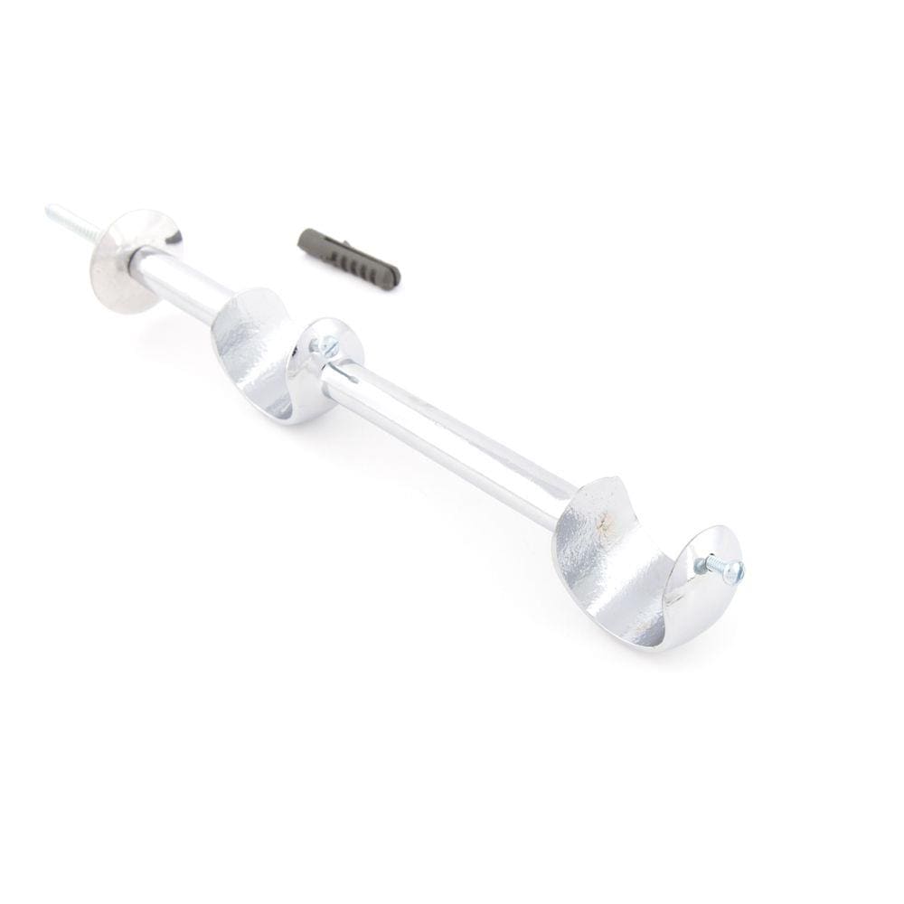 Suporte Duplo 8cm Para Varao De Cortina 28x28mm - SL168 - 10 SL168-10 Wiler-K