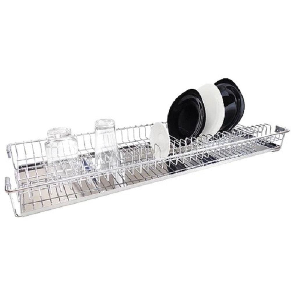 Escorredor de Embutir Fixo 57cm Cromado Com Bandeja Jomer 8730