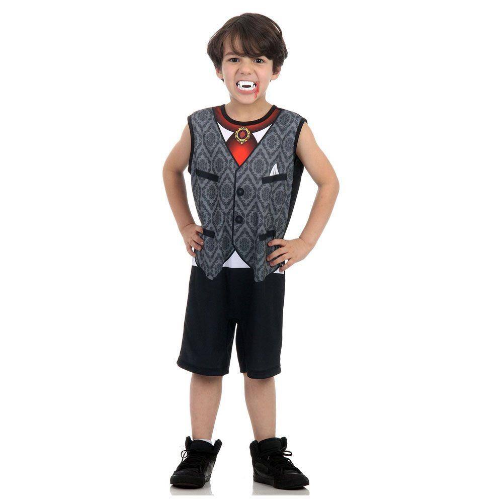 Fantasia vampiro infantil halloween sulamericana