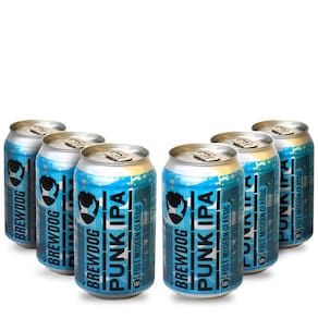 Pack 6 cervejas escocesa BrewDog Punk IPA Lata 330ml