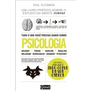 Livro - Tudo O Que Voce Precisa Saber Sobre Psicologia