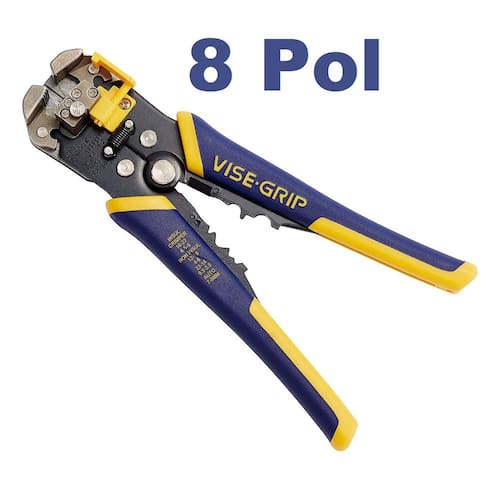 imagem-Alicate Eletrecista Desencapador de Fios 8 pol VISE GRIP irwin 2078300