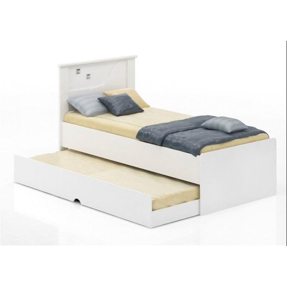 Cama Bibox Solteiro Bianca II - Cimol Móveis