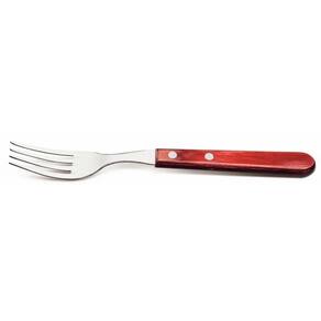 Garfo Tramontina Churrasco Jumbo, em Aço Inox e Cabo Polywood Castanho -  21199/969 - Lojas Afubra