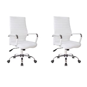 Conjunto com 2 Cadeiras de Escritório Diretor Cleaner