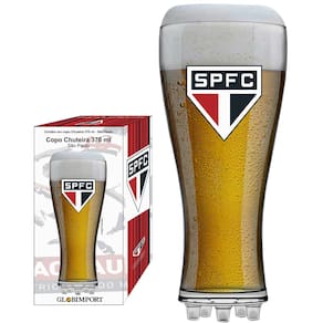 Copo Chuteira para Cerveja Globimport São Paulo 8605213 – 370 ml
