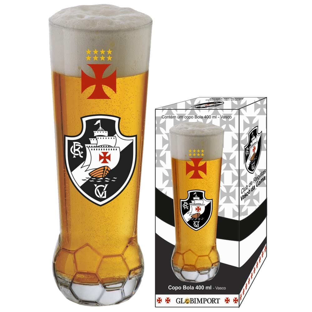 Copo Bola para Cerveja Crisa Vasco – 370 ml
