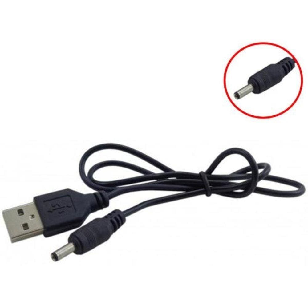 Cabo USB Macho Com Pino De Energia 3.2mm
