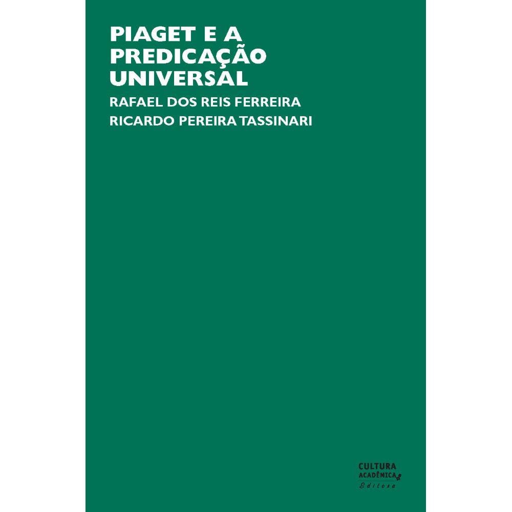 Livro - Piaget e a predicação universal