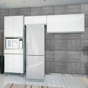 Cozinha Compacta 3 Peças Batrol Top Class Branco