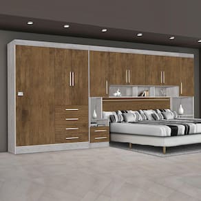 Dormitório Georgia JA Para Cama Box 1,38M Casal