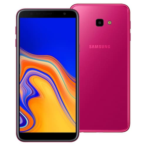 imagem-Smartphone Samsung Galaxy J4+Rosa 32GB, Tela infinita de 6", Câmera Traseira 13MP, Câmera Frontal de 5MP, 2GB RAM, Dual Chip, Android 8.1