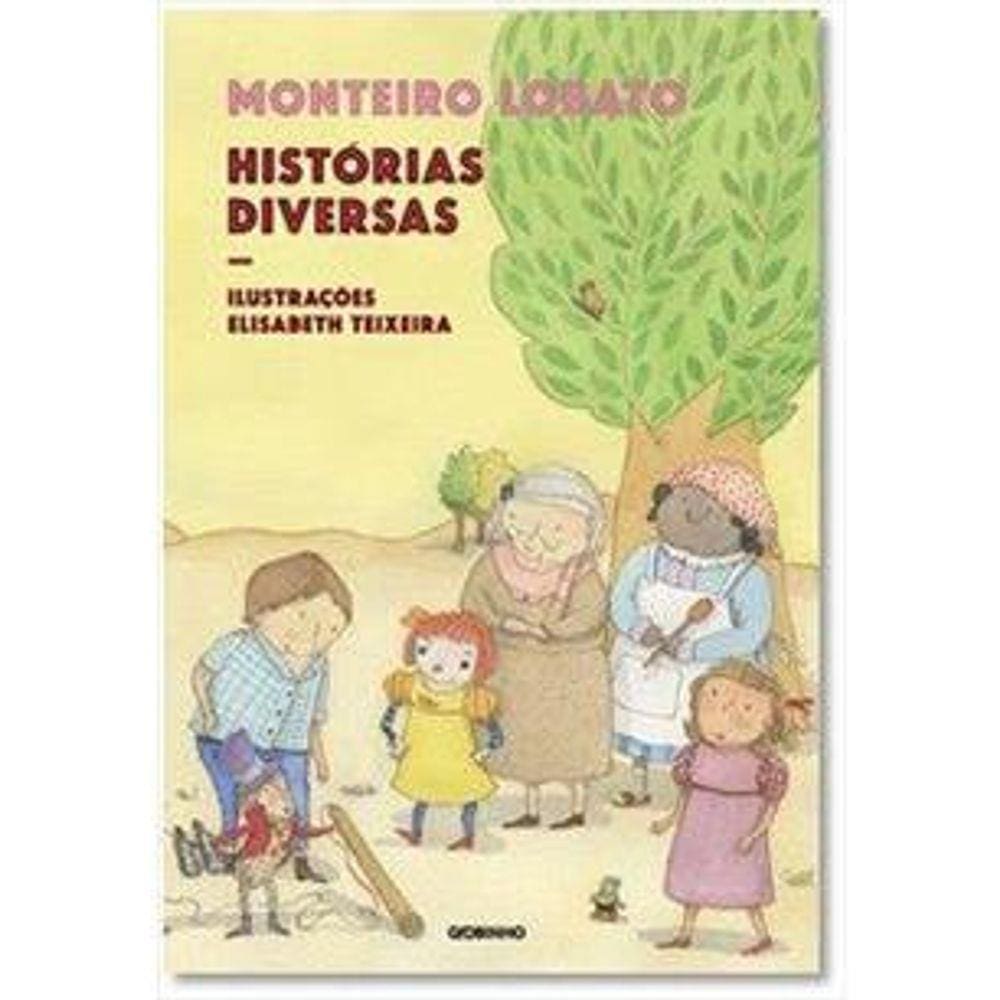 Livro - Histórias Diversas - Lobato 1ª edição