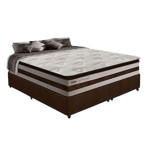 Cama Box Casal Queen 1,58m Colchão Molas Ensacadas 30cm Love Story 158x198x68cm