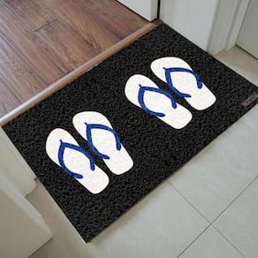 Tapete Capacho Personalizado - Chinelos 2 Pares Masc  60x40