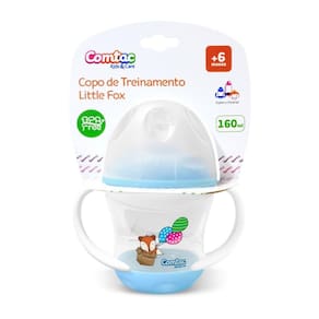 Copo de Trein Little Fox - Azul- Comtac Kids-4070